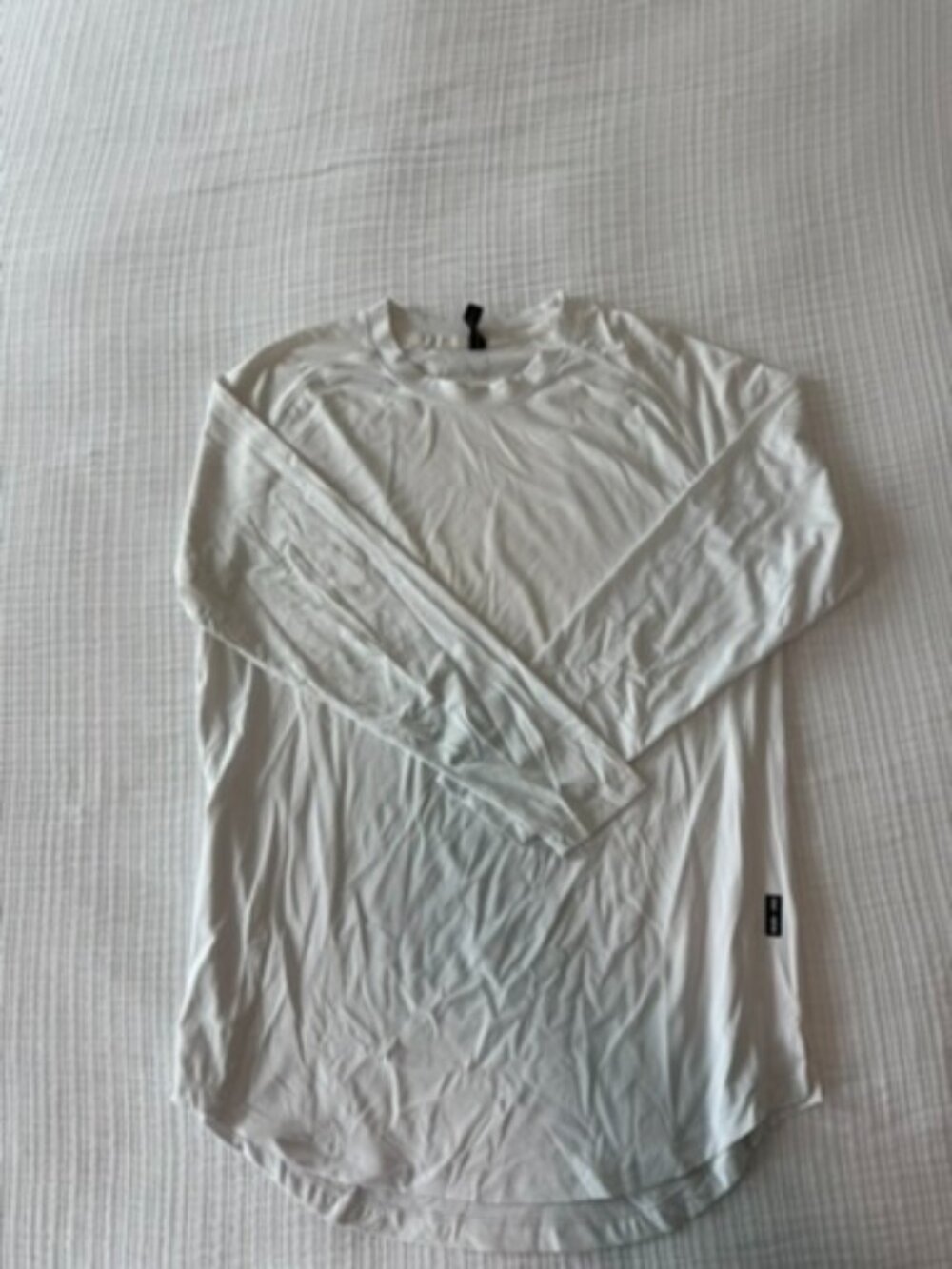 ASRV Silver-Lite 2.0 Established Long Sleeve White Men's Size M DSG-0659